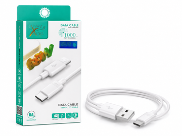Power Xcel 6A 60W USB to Type-C Fast Charging Data Cable 1 Meter