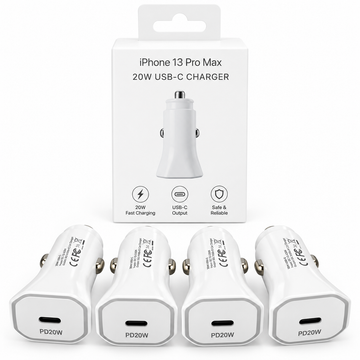 20W USB-C PD Fast Car Charger | Type-C Power Delivery Car Charging Adapter