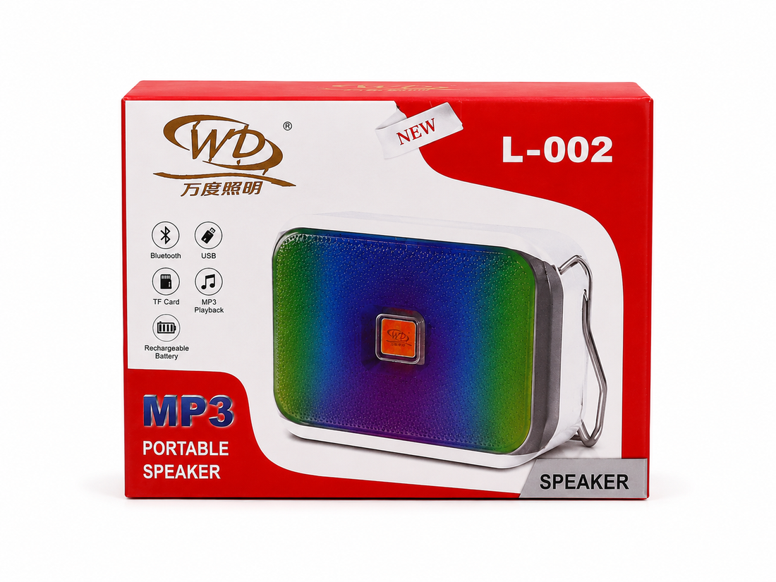 WD L-002 Portable Mini Wireless MP3 Speaker Rechargeable Bluetooth Speaker