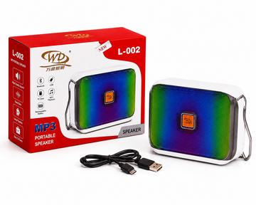 WD L-002 Portable Mini Wireless MP3 Speaker Rechargeable Bluetooth Speaker