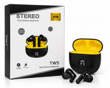 Stereo TWS Wireless Bluetooth Earbuds ENC Smart Sports Headphones with LED Display Charging Case