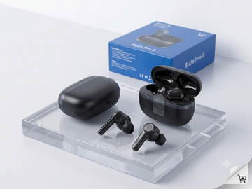 Buds Pro 8 ANC/ENC Wireless Bluetooth Earbuds – HD Stereo Sound, Touch Control & Noise Cancellation