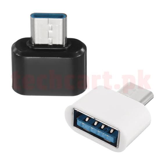 Type-C OTG Adapter Pack of 10 | USB Female to USB Type-C Male OTG Connectors Bulk Pack